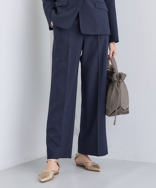 セール】【洗える／通勤／スーツ】メランジストレッチ ワイド
