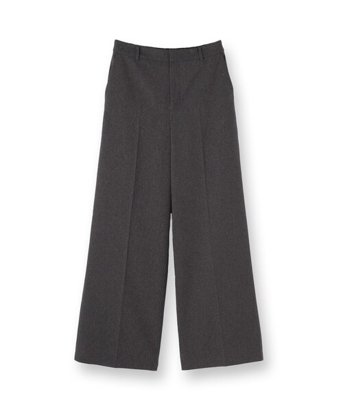 INDIVI(インディヴィ)の「【洗える/通勤/スーツ】メランジストレッチ ワイドパンツ(スーツパンツ・レディース・ネイビー/チャコールグレー/ブラウン系その他・34/12/05/03/40/38/36/19/15 /13/42)」の4枚目の写真