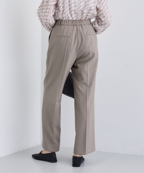 INDIVI(インディヴィ)の「【洗える/通勤/スーツ】メランジストレッチ ワイドパンツ(スーツパンツ・レディース・ネイビー/チャコールグレー/ブラウン系その他・34/12/05/03/40/38/36/19/15 /13/42)」の6枚目の写真