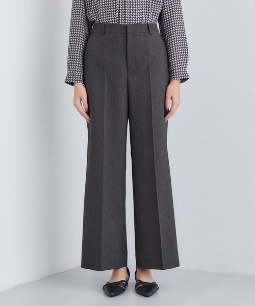 セール】【洗える／通勤／スーツ】メランジストレッチ ワイド