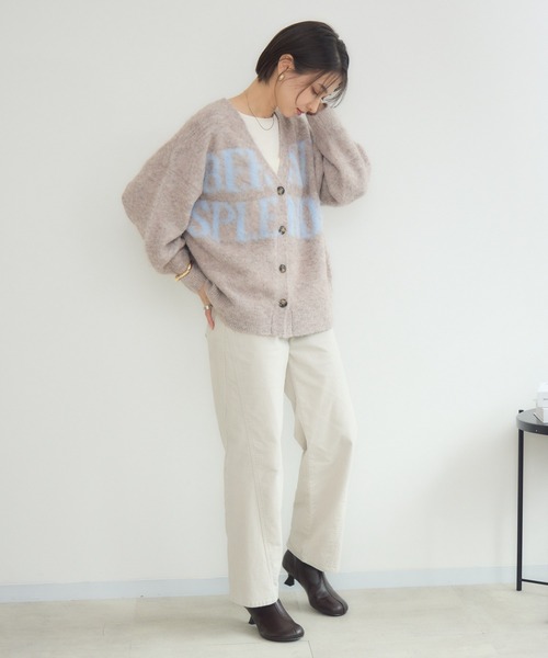 KATHARINE ROSS（キャサリンロス）の「【PILLINI/ピリーニ】ケミカルコール3Dパンツ（デニムパンツ・レディース・グレイッシュベージュ/ダークグレー・MEDIUM）」の14枚目の写真