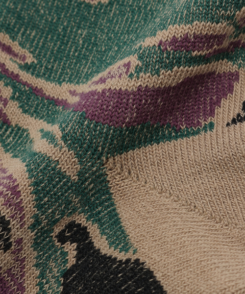 JOURNAL STANDARD（ジャーナルスタンダード）の「カモフラ柄 ソックス（ソックス/靴下・メンズ・ベージュ/ライトグリーン・FREE）」の5枚目の写真