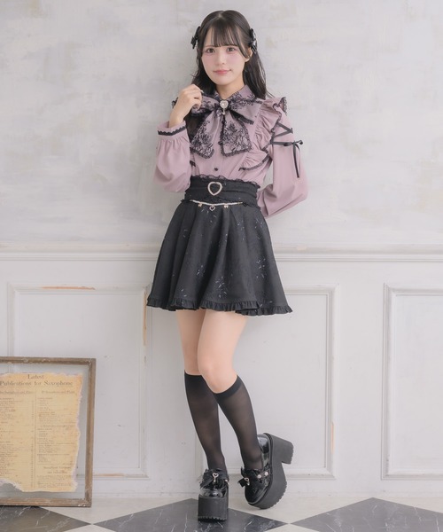 ROJITA(ロジータ)の「ボウタイレースアップスリーブブラウス(シャツ/ブラウス・レディース・ピンク/ホワイト/マルチ/ピンク系その他・FREE)」の16枚目の写真