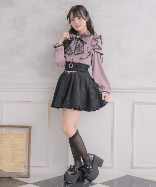 ROJITA(ロジータ)の「ボウタイレースアップスリーブブラウス(シャツ/ブラウス・レディース・ピンク/ホワイト/マルチ/ピンク系その他・FREE)」の18枚目の写真