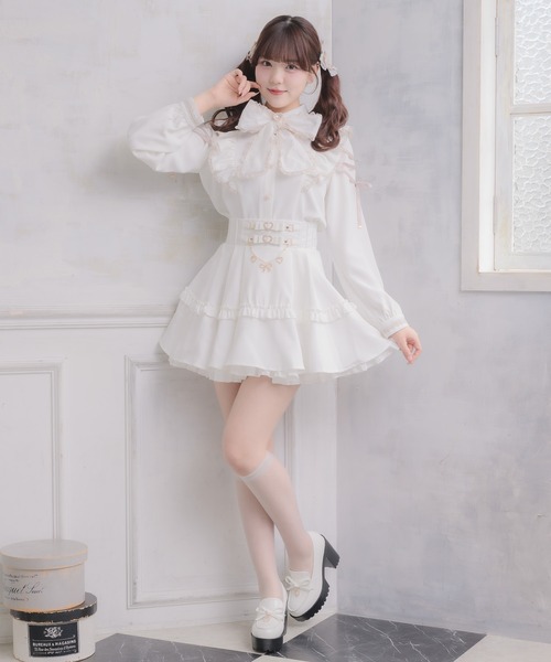 ROJITA(ロジータ)の「ボウタイレースアップスリーブブラウス(シャツ/ブラウス・レディース・ピンク/ホワイト/マルチ/ピンク系その他・FREE)」の12枚目の写真