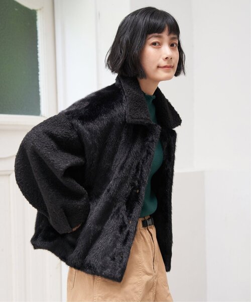 LBC（エルビーシー）の「【数量限定】ファーボア切り替えコクーンブルゾン（ブルゾン・レディース・ベージュ/ブラック/グレー・M/L）」の22枚目の写真