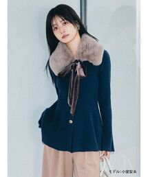 LILY BROWN | ペプラムニットカーディガン(カーディガン/ボレロ)