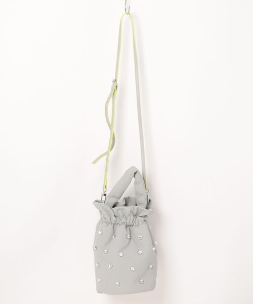 Cheek(チーク)の「kirakira 2way shoulder(ボディバッグ/ウエストポーチ・レディース・ブラック/グレー/ブルー/ピンク/イエロー・FREE)」の2枚目の写真