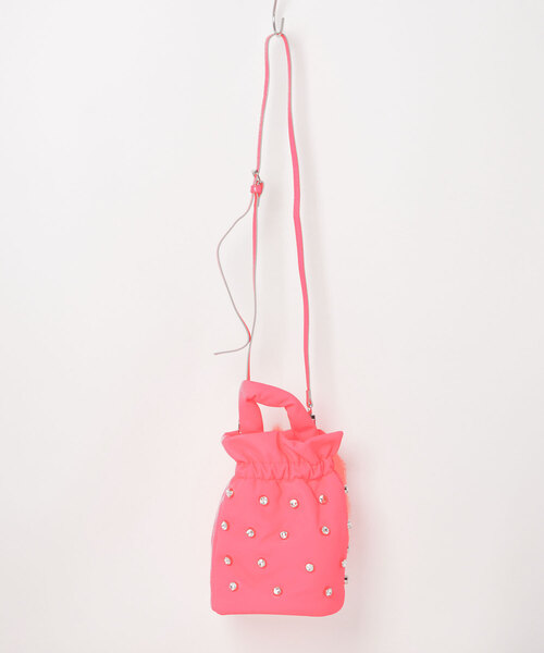 Cheek(チーク)の「kirakira 2way shoulder(ボディバッグ/ウエストポーチ・レディース・ブラック/グレー/ブルー/ピンク/イエロー・FREE)」の5枚目の写真