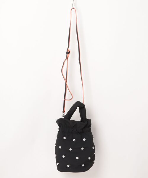 Cheek(チーク)の「kirakira 2way shoulder(ボディバッグ/ウエストポーチ・レディース・ブラック/グレー/ブルー/ピンク/イエロー・FREE)」の1枚目の写真