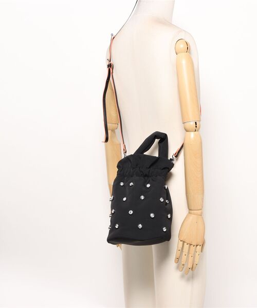 Cheek(チーク)の「kirakira 2way shoulder(ボディバッグ/ウエストポーチ・レディース・ブラック/グレー/ブルー/ピンク/イエロー・FREE)」の11枚目の写真