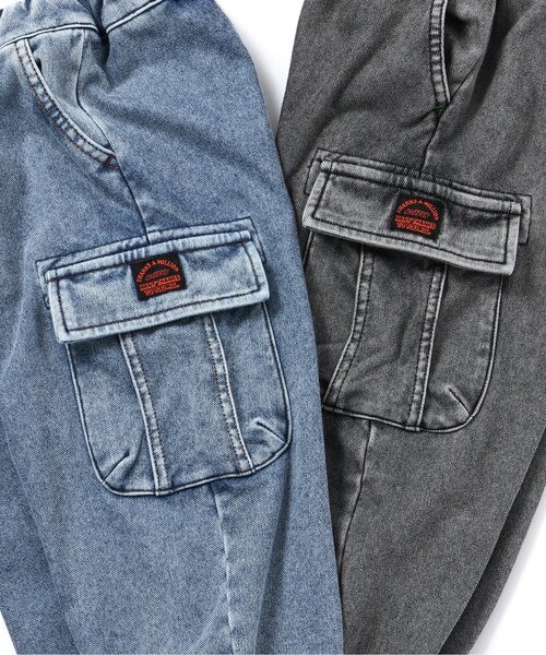 BREEZE（ブリーズ）の「【ジュニア対応】あったかケミカルカーゴパンツ（カーゴパンツ・キッズ・ブラック/ブルー・90/100/110/120/130/140/150/160）」の9枚目の写真