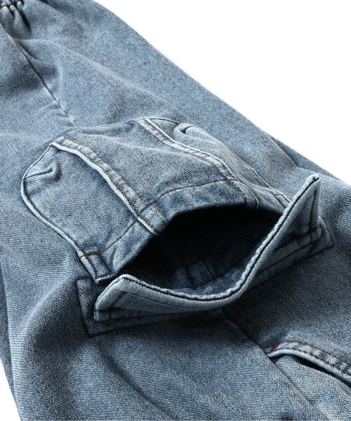 BREEZE（ブリーズ）の「【ジュニア対応】あったかケミカルカーゴパンツ（カーゴパンツ・キッズ・ブラック/ブルー・90/100/110/120/130/140/150/160）」の20枚目の写真