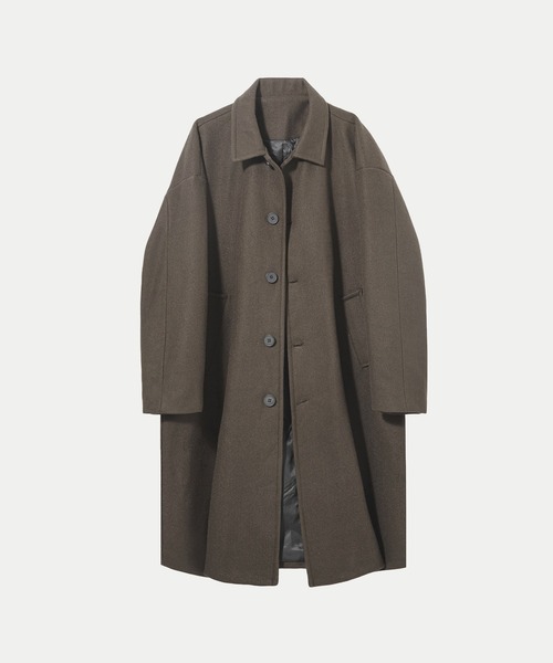 Cloudstyle(クラウドスタイル)の「【Cloudstyle】ルーズ ステンカラーコート(ステンカラーコート・メンズ・ブラック/モカ/ブラウン・MEDIUM/X-LARGE/XX-LARGE/LARGE)」の7枚目の写真