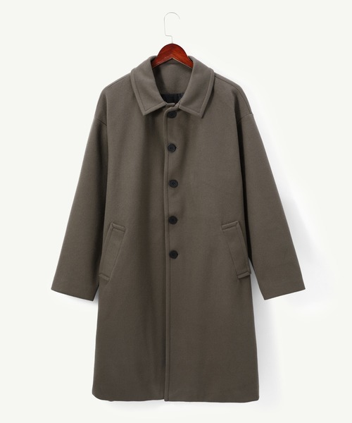 Cloudstyle(クラウドスタイル)の「【Cloudstyle】ルーズ ステンカラーコート(ステンカラーコート・メンズ・ブラック/モカ/ブラウン・MEDIUM/X-LARGE/XX-LARGE/LARGE)」の8枚目の写真