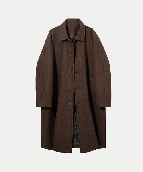 Cloudstyle(クラウドスタイル)の「【Cloudstyle】ルーズ ステンカラーコート(ステンカラーコート・メンズ・ブラック/モカ/ブラウン・MEDIUM/X-LARGE/XX-LARGE/LARGE)」の22枚目の写真