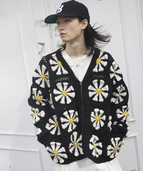 MacMahon Knitting Mills V-Neck Zip Cardigan-Square（カーディガン