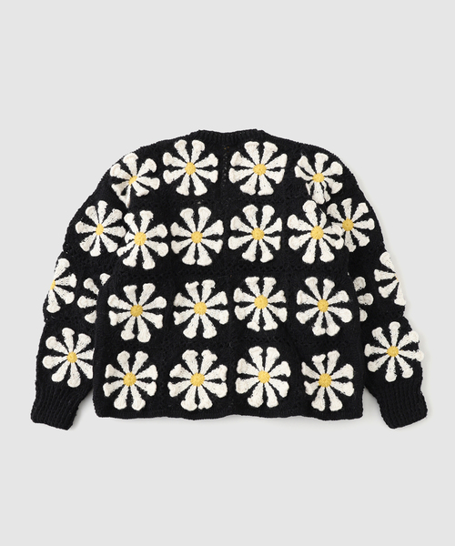MacMahon Knitting Mills(マクマホン ニッティング ミルズ)の「MacMahon Knitting Mills V-Neck Zip Cardigan-Square(カーディガン/ボレロ・メンズ・ブラック・FREE)」の13枚目の写真