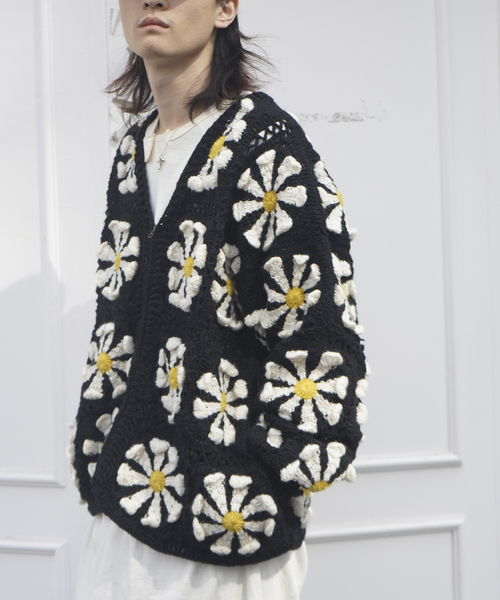 MacMahon Knitting Mills V-Neck Zip Cardigan-Square（カーディガン