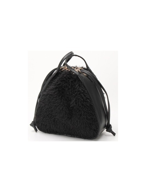 CACHELLIE（カシェリエ）の「F/FUR 2WAY TOTE（ショルダーバッグ・レディース・ブラック/アイボリー・FREE）」の5枚目の写真