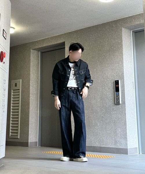 DNSR(ディーエヌエスアール)の「シグニチャーワイドノンフェイドデニムパンツブルー(デニムパンツ・メンズ・その他・SMALL/MEDIUM/LARGE/X-LARGE)」の5枚目の写真