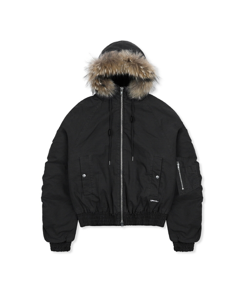 GLACK(グラック)の「GJ098 ラスティ N2B ショートパーカー (ブラック)(ブルゾン・レディース・その他・MEDIUM/LARGE)」の1枚目の写真