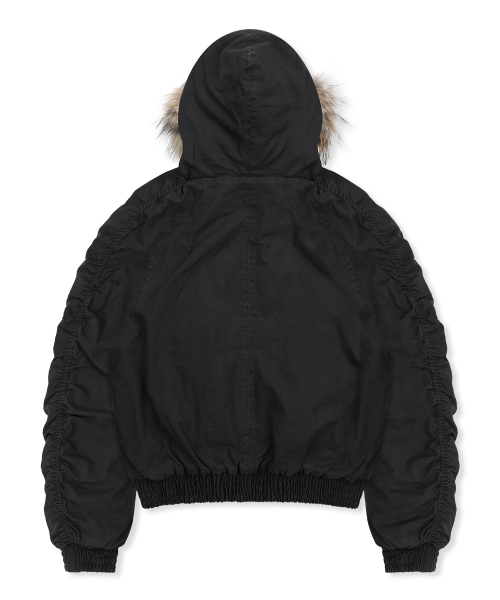 GLACK(グラック)の「GJ098 ラスティ N2B ショートパーカー (ブラック)(ブルゾン・レディース・その他・MEDIUM/LARGE)」の5枚目の写真