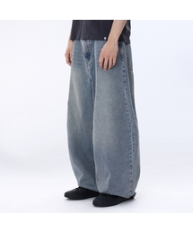 カーブドバルーンダーツデニムパンツ GLP-648