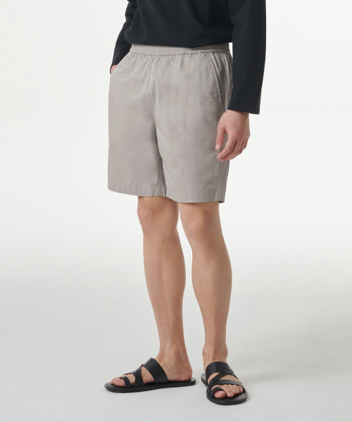 MUSINSA STANDARD（ムシンサスタンダード）の「コットンバンディングショーツ[ライトグレー]（その他パンツ・メンズ・その他・28/36/34/32/30/26）」の2枚目の写真