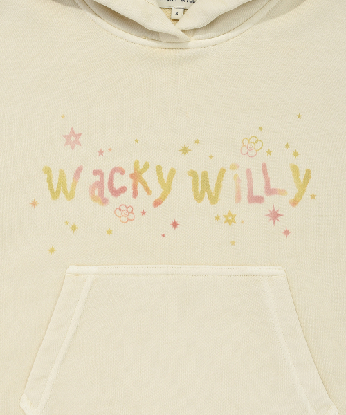 Wacky WiLLy(ワッキーウィリー)の「ウィメンズスノーウォッシンググラフィッククロップフードパーカー ベージュ(パーカー・レディース・その他・SMALL/MEDIUM/LARGE)」の5枚目の写真