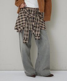 WHO'S WHO gallery | CHECKED WRAP SKIRT(スカート)