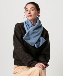 マフラー（ブルー・ネイビー/青色系・ブランドロゴ）ファッション通販