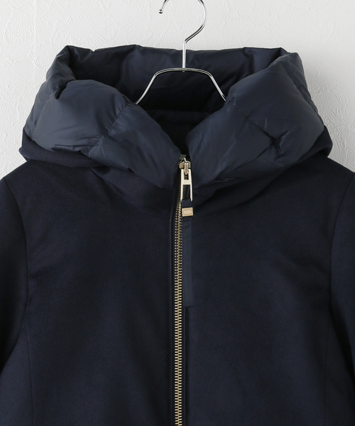 DUNO（デュノ）の「《WEB・一部店舗限定追加》DUNO/デュノ BALLONX(バロン)（ダウンジャケット/コート・レディース・ブラウン/ネイビー・SMALL/MEDIUM/LARGE/X-SMALL）」の4枚目の写真