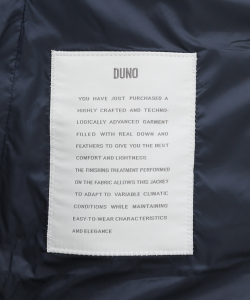 DUNO（デュノ）の「《WEB・一部店舗限定追加》DUNO/デュノ BALLONX(バロン)（ダウンジャケット/コート・レディース・ブラウン/ネイビー・SMALL/MEDIUM/LARGE/X-SMALL）」の10枚目の写真