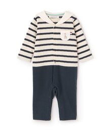 Sophie la girafe | ジャカードボーダーセーラーカバーオール【日本製】(ロンパース)