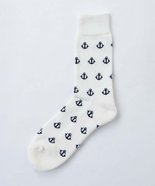アンカーモノグラムソックス（ソックス/靴下）｜BLUE BLUE（ブルー