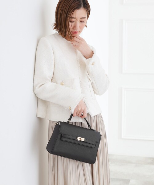 grove（グローブ）の「フラップベルトカクシボショルダー（ショルダーバッグ・レディース・ブラック/ライトベージュ/サックスブルー・00）」の6枚目の写真