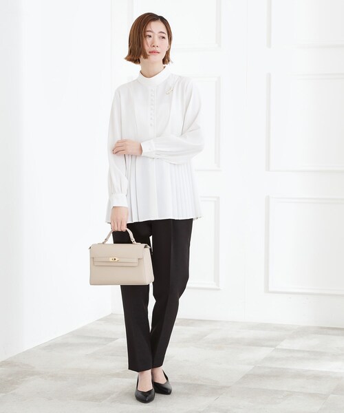 grove（グローブ）の「フラップベルトカクシボショルダー（ショルダーバッグ・レディース・ブラック/ライトベージュ/サックスブルー・00）」の9枚目の写真