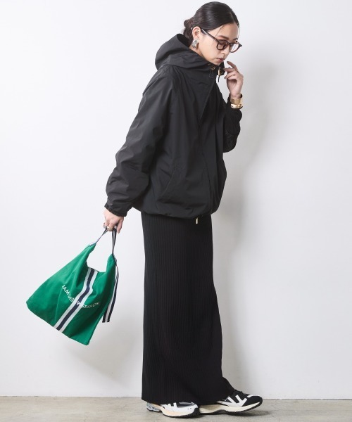 CHIC STYLE（シックスタイル）の「ワイドリブニットタイトスカート＜大きいサイズ有＞シックスタイル（スカート・レディース・ベージュ/チャコール/ブラック・M/L/LL/3L/4L/5L）」の14枚目の写真