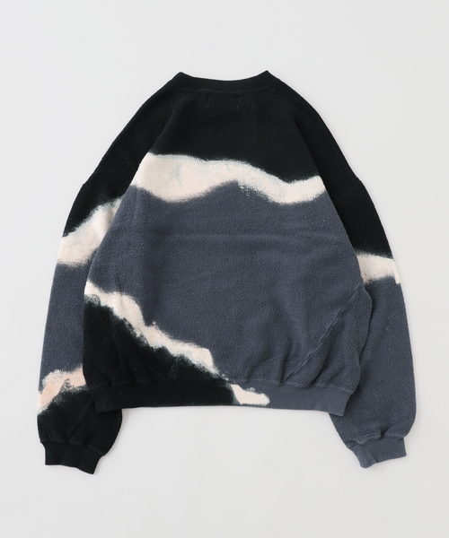JOURNAL STANDARD（ジャーナルスタンダード）の「NOMARHYTHM TEXTILE (ノーマリズム テキスタイル) Hand Dye Twist Sweat（スウェット・メンズ・ブラック系その他・LARGE/MEDIUM）」の2枚目の写真