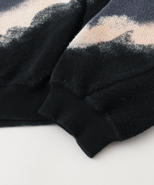 JOURNAL STANDARD（ジャーナルスタンダード）の「NOMARHYTHM TEXTILE (ノーマリズム テキスタイル) Hand Dye Twist Sweat（スウェット・メンズ・ブラック系その他・LARGE/MEDIUM）」の3枚目の写真