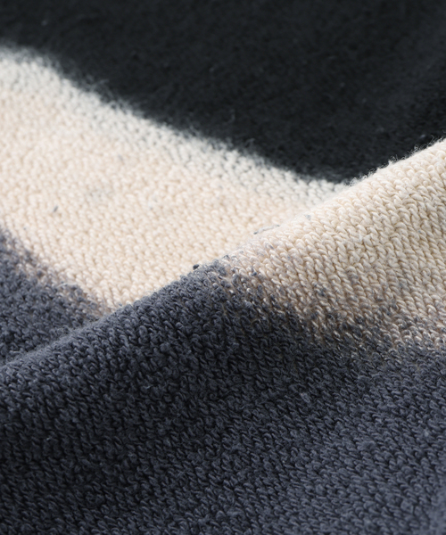 JOURNAL STANDARD（ジャーナルスタンダード）の「NOMARHYTHM TEXTILE (ノーマリズム テキスタイル) Hand Dye Twist Sweat（スウェット・メンズ・ブラック系その他・LARGE/MEDIUM）」の6枚目の写真