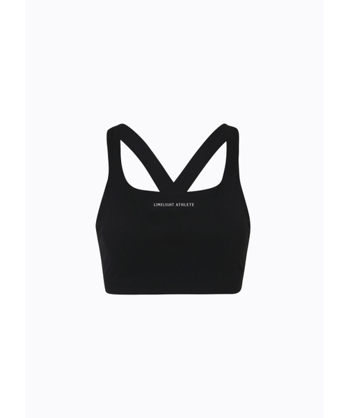 LIMELIGHT APPAREL(ライムライトアパレル)の「エースリットロゴスポーツブラUライン(ブラック/ホワイト)(チューブトップ・レディース・その他・LARGE/MEDIUM/SMALL)」の2枚目の写真