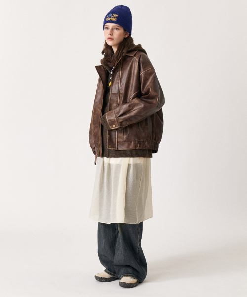 GOLDEN SNSHINE(ゴールデン サンシャイン)の「Curved brush denim wide pants_Blue(デニムパンツ・メンズ・その他・LARGE/X-LARGE/MEDIUM)」の3枚目の写真