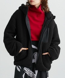 Soiunique | 中綿入りボアフードブルゾン　［Soiunique］(カバーオール)