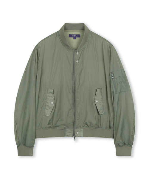 BESLOW(ビースロー)の「SHEER NYLON FLIGHT JACKET KHAKI GREY(ブルゾン・メンズ・その他・SMALL/MEDIUM/LARGE/X-LARGE)」の11枚目の写真