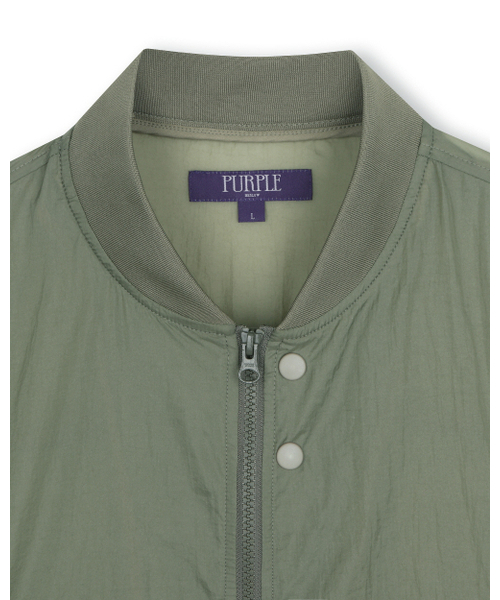 BESLOW(ビースロー)の「SHEER NYLON FLIGHT JACKET KHAKI GREY(ブルゾン・メンズ・その他・SMALL/MEDIUM/LARGE/X-LARGE)」の10枚目の写真