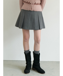 Lead mini skirt (gray)