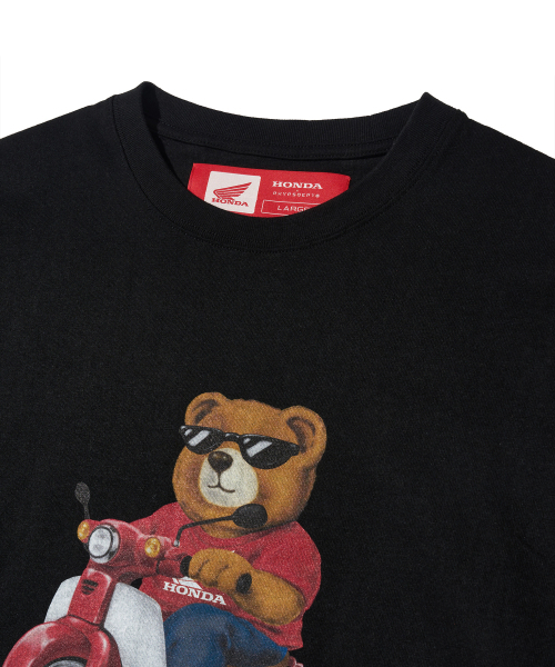 PHYPS MOTORCYCLE(フィップスモーターサイクル)の「Honda Bear T-shirt Black(Tシャツ/カットソー・レディース・その他・SMALL/MEDIUM/LARGE/X-LARGE/XX-LARGE)」の11枚目の写真