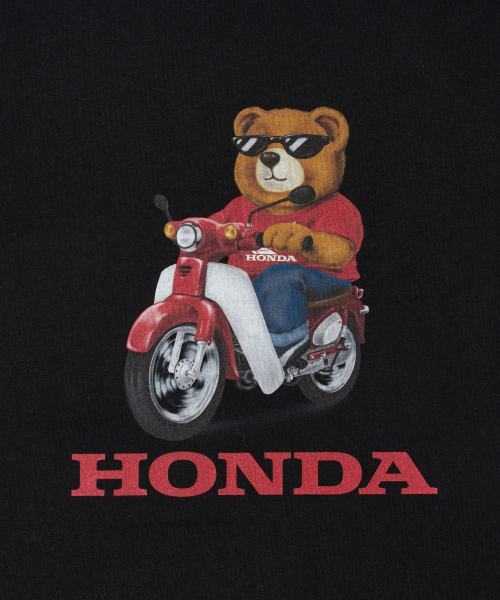 PHYPS MOTORCYCLE(フィップスモーターサイクル)の「Honda Bear T-shirt Black(Tシャツ/カットソー・レディース・その他・SMALL/MEDIUM/LARGE/X-LARGE/XX-LARGE)」の12枚目の写真
